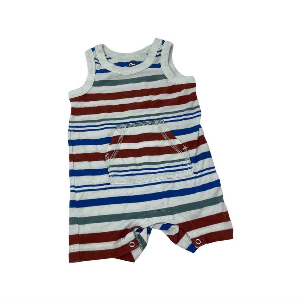 Tea collection sleeveless unisex baby bodysuit 6-9M